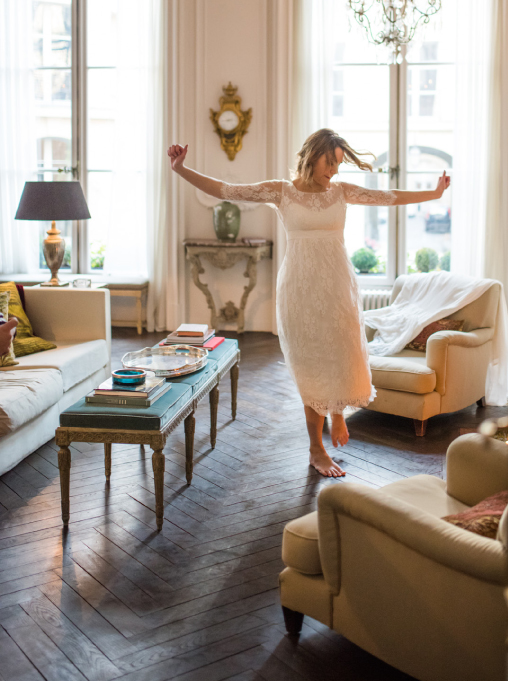 Shooting d'inspiration, hiver, appartement parisien